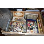 Large box of Matchbox labels and covers