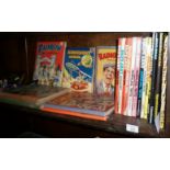 Collection of assorted annuals including Radio Fun, Film Fun, Dads Army, Dr Who etc (21)