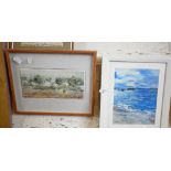 Two contemporary impressionistic paintings