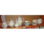 Japanese eggshell china tea set