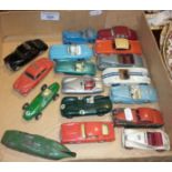 Collection of various Dinky sports cars and others (17)