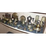 Collection of brass ornaments