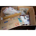 Quantity of assorted loose stamps and envelopes