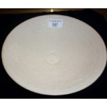 Chinese Qingbai style moulded bowl, 20cm diameter