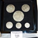 Cased set of five 1936 Fantasy coins for Edward VIII