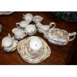 Crown Derby china tea set and others
