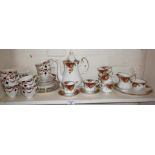 Royal Albert Old Country Roses bone china tea set and a Royal Grafton similar