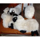 Sheepskin and plush sheep pyjama cases etc.