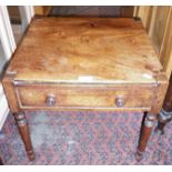 Small Georgian rosewood table with drawer under