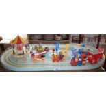 Vintage Corgi Toys Magic Roundabout train play set