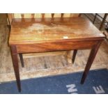 Regency mahogany foldover table