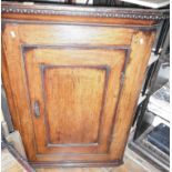 Large mahogany corner cupboard