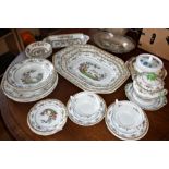 Copeland Spode Chelsea pattern tableware, other china and silver plate