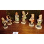 Goebel Hummel children figurines x 6