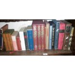 Good collection of Folio edition books, inc. set of R.L. Stevenson Collected Poems, The Three