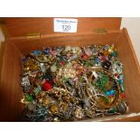 Large quantity of vintage costume jewellery earrings etc.