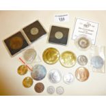 Collection of coins, inc. a Royal Mint silver proof 1995 50th Anniversary of the United Nations £2