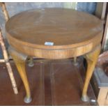 1930's oak coffee table