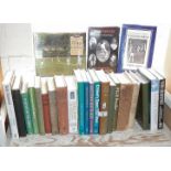 Collection of books on cricket and cricketers etc. (2 shelves)