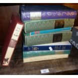 8 various Folio Society books, inc. "I Claudius" etc.