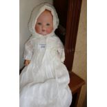 Armand Marseille Dream Baby bisque headed doll, mould no. 351/3½ open mouth, 16" high