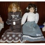 A Wupper bisque headed doll and another similar