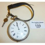 935 Silver J.B. Dent & Sons silver pocket watch