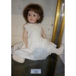 A J.D. Kestner all bisque no.16 doll mould no. 237, 14" high