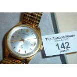 Vintage Accurist MS075S Datejust men's wrist watch with a 10 year battery