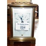 French brass carriage clock