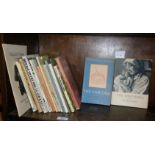 Assorted poetry books, inc. "The First Born" by Laurie Lee 1964 and "The Northern Fiddler" by