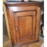 Large mahogany corner cupboard