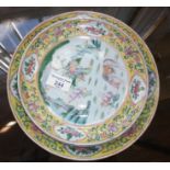 Three Chinese Canton plates