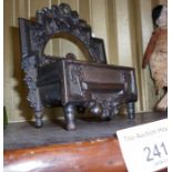 Victorian cast iron dolls house fireplace