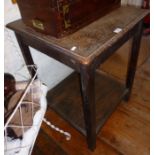 Victorian carved oak table