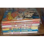 The Beano Book comic annuals - 1960, 1961, 1962, 1966, 1967, 1968 and 1969