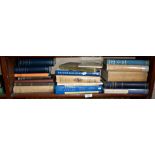 Collection of military and history books including Arkwright's "The Supreme Sacrifice...", Pugh's "
