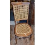 Victorian cane seated Nursing chair