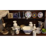 Assorted ceramics and glass etc.