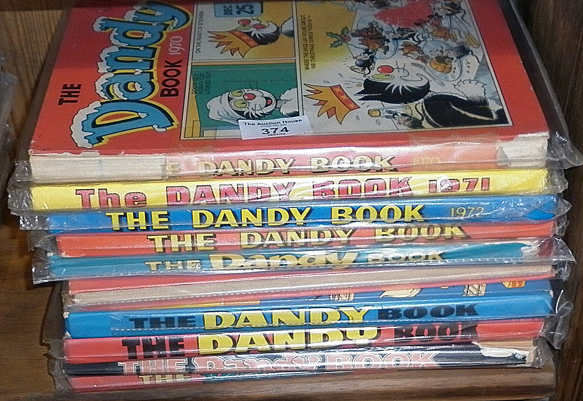 The Dandy Book comic annuals - 1970-1979 (ten volumes)
