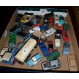 Collection of small miniature diecast vehicles