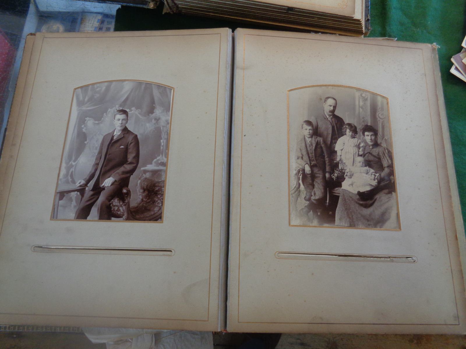 Two Victorian albums of cartes des visite and cabinet cards - Image 5 of 11