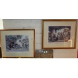Two Sturgeon colour prints of village scenes, signed in pencil