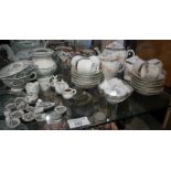 Continental porcelain child's tea set (6 settings), assorted miniature doll's house china etc