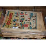 Large bundle of "Beano" comics including 5 x 1950s