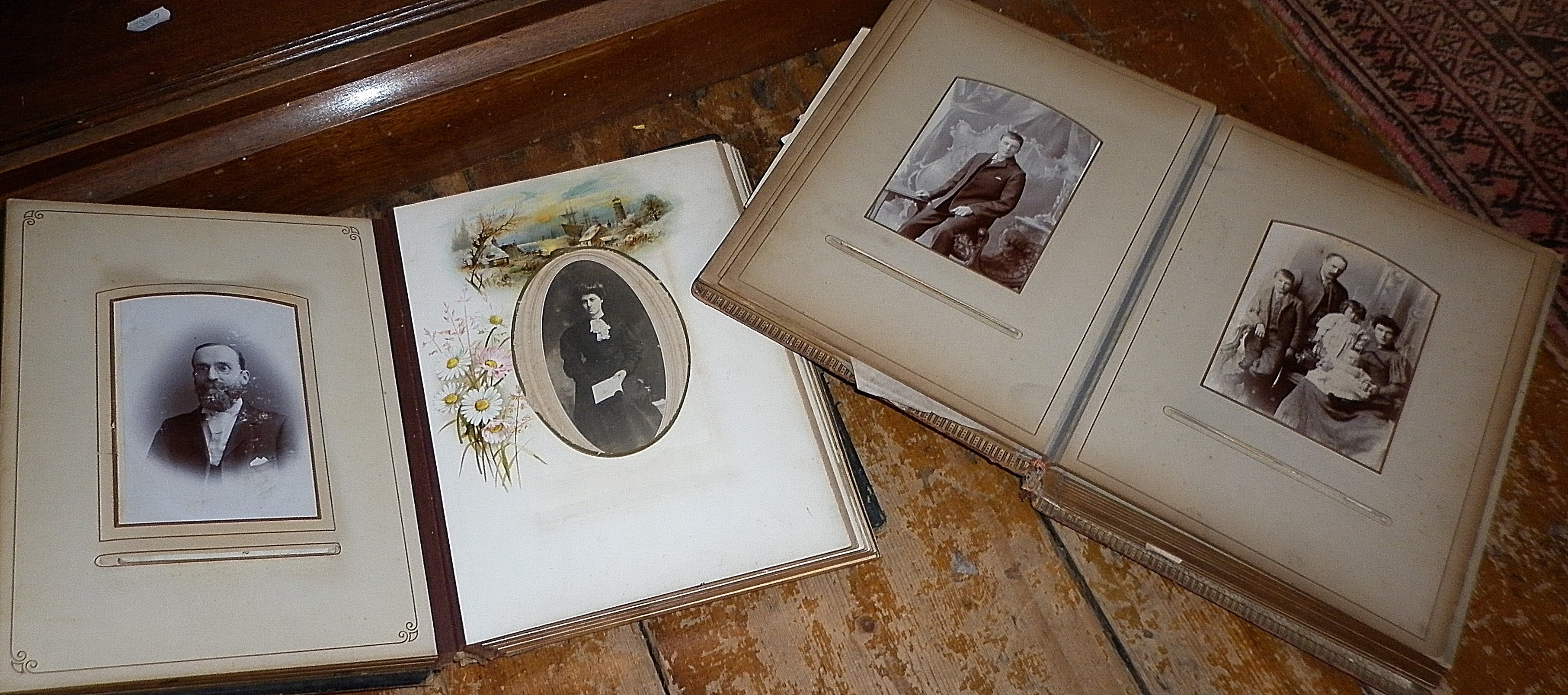 Two Victorian albums of cartes des visite and cabinet cards - Image 2 of 11