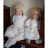 Armand Marseille Dream Baby bisque headed doll with sleeping eyes, mould No 341?4, 17" high, and
