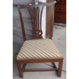 Georgian oak single chair