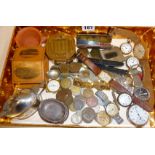 Old pocket and wrist watches, inc. The Foreman's Watch, Langendorf, Lorus, etc. Coins, Mauchline
