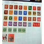 An album of world stamps and an album of First Day Covers